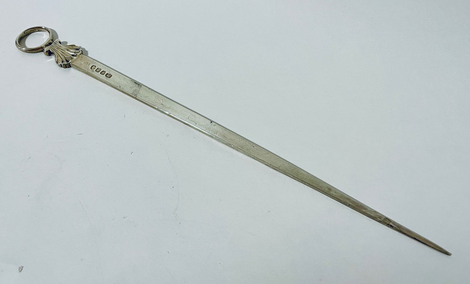Georgian Silver Meat Skewer