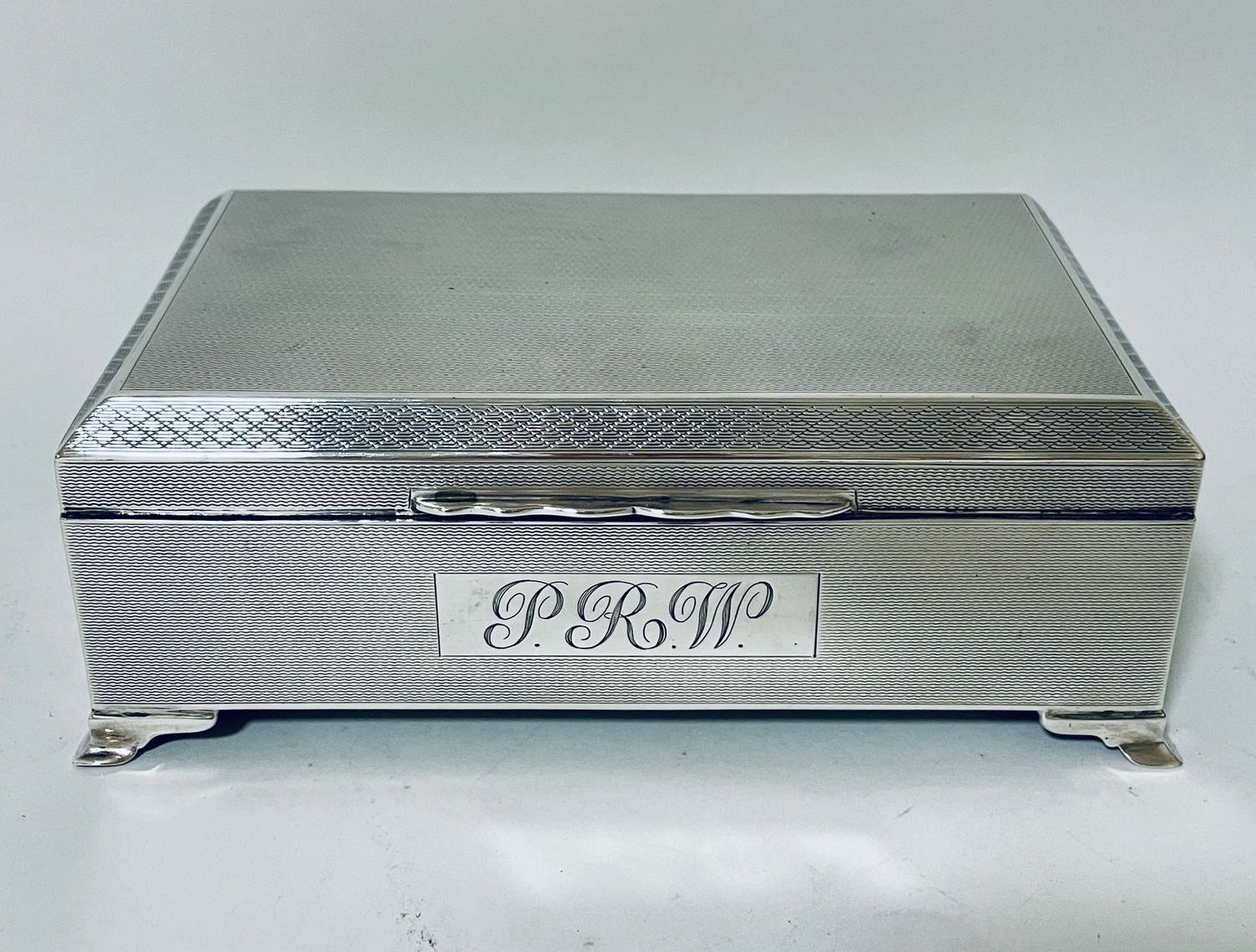 Antique Silver Cigarette Box
