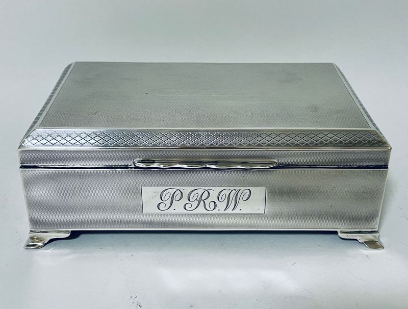 Antique Silver Cigarette Box