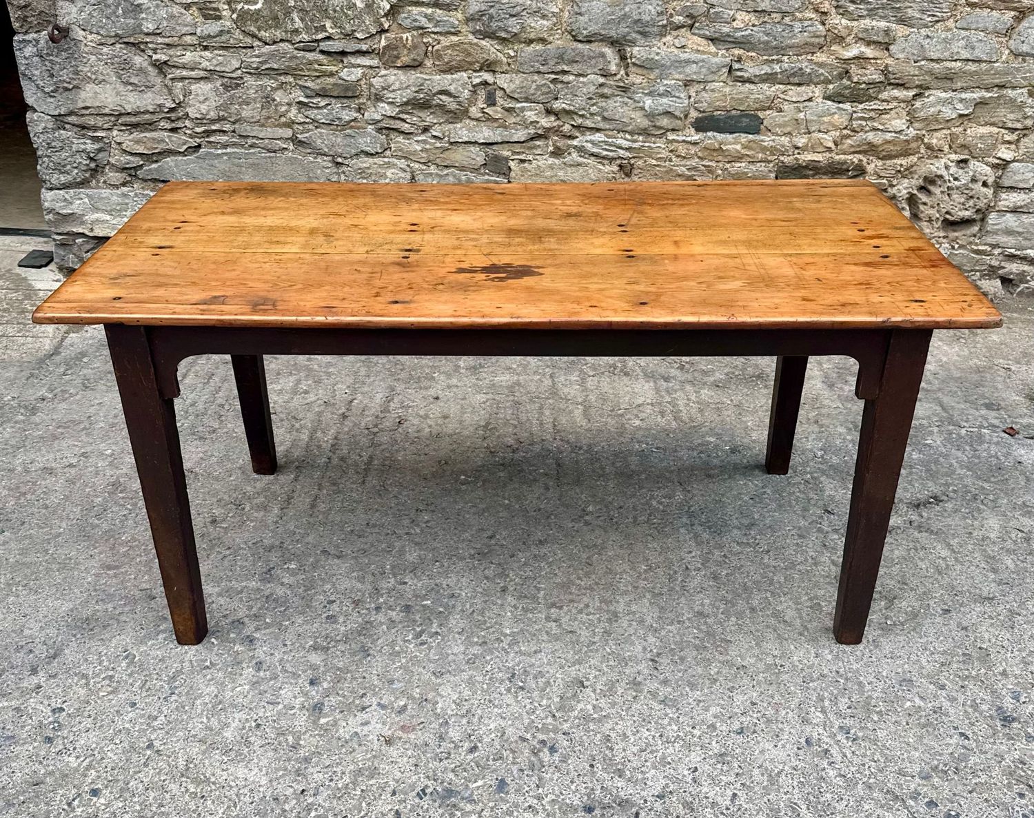 Antique Pine Farmhouse Table