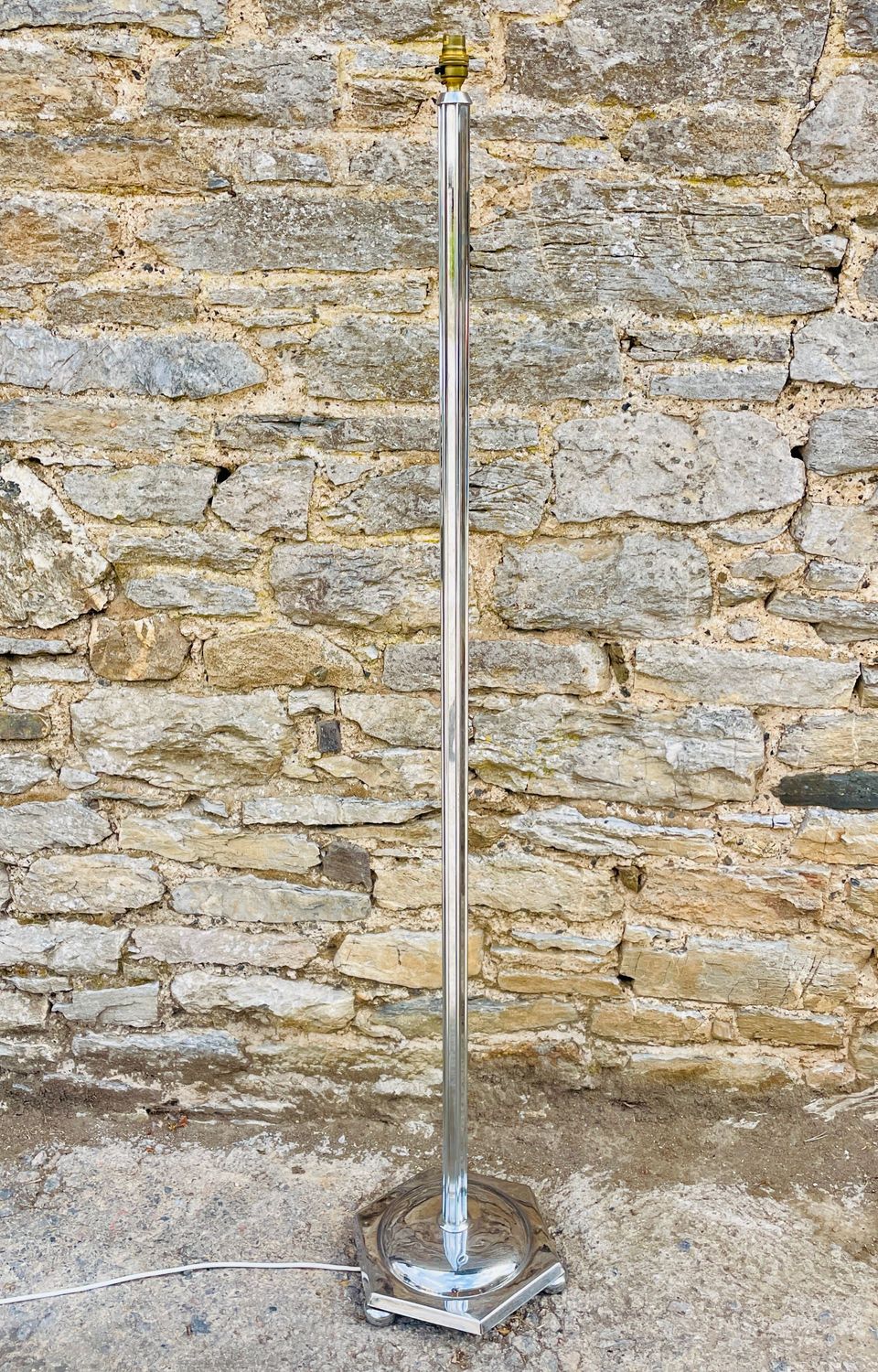 ​Art Deco Chrome Standard Lamp