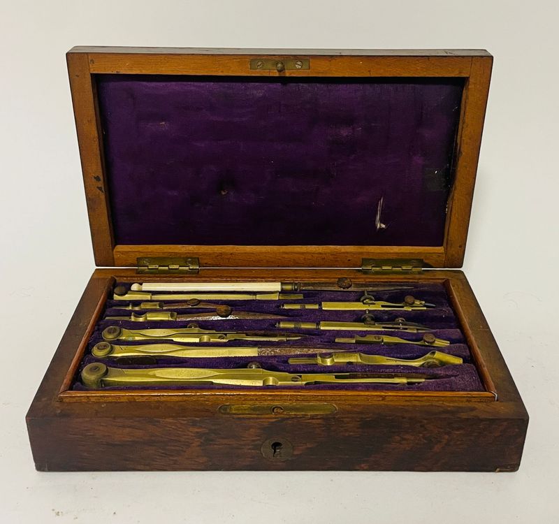 Antique Technical Drawing Set