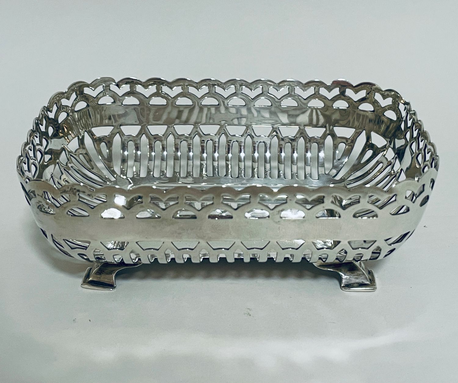 Antique Silver Bonbon Dish