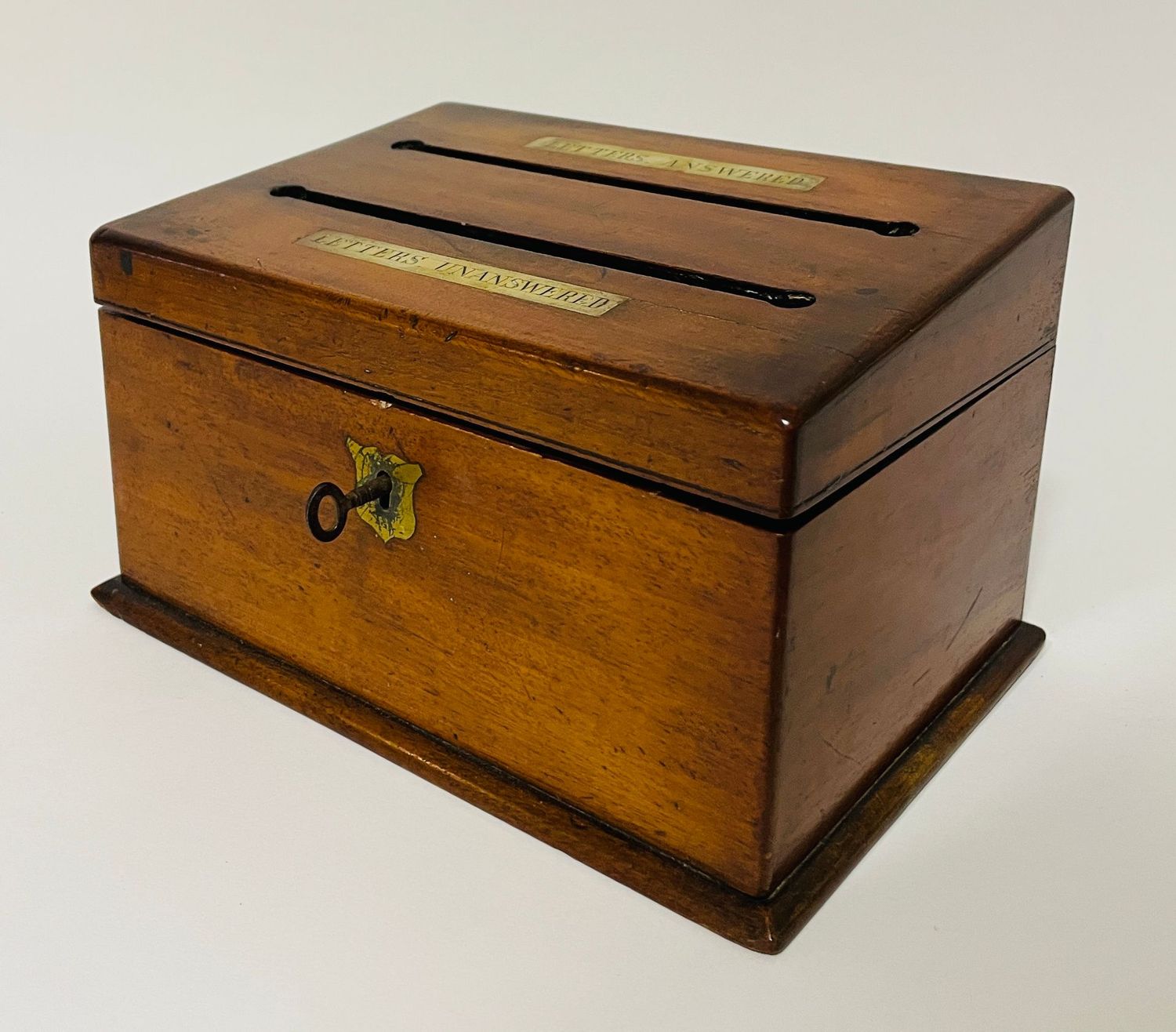 Antique Mahogany Letter Box
