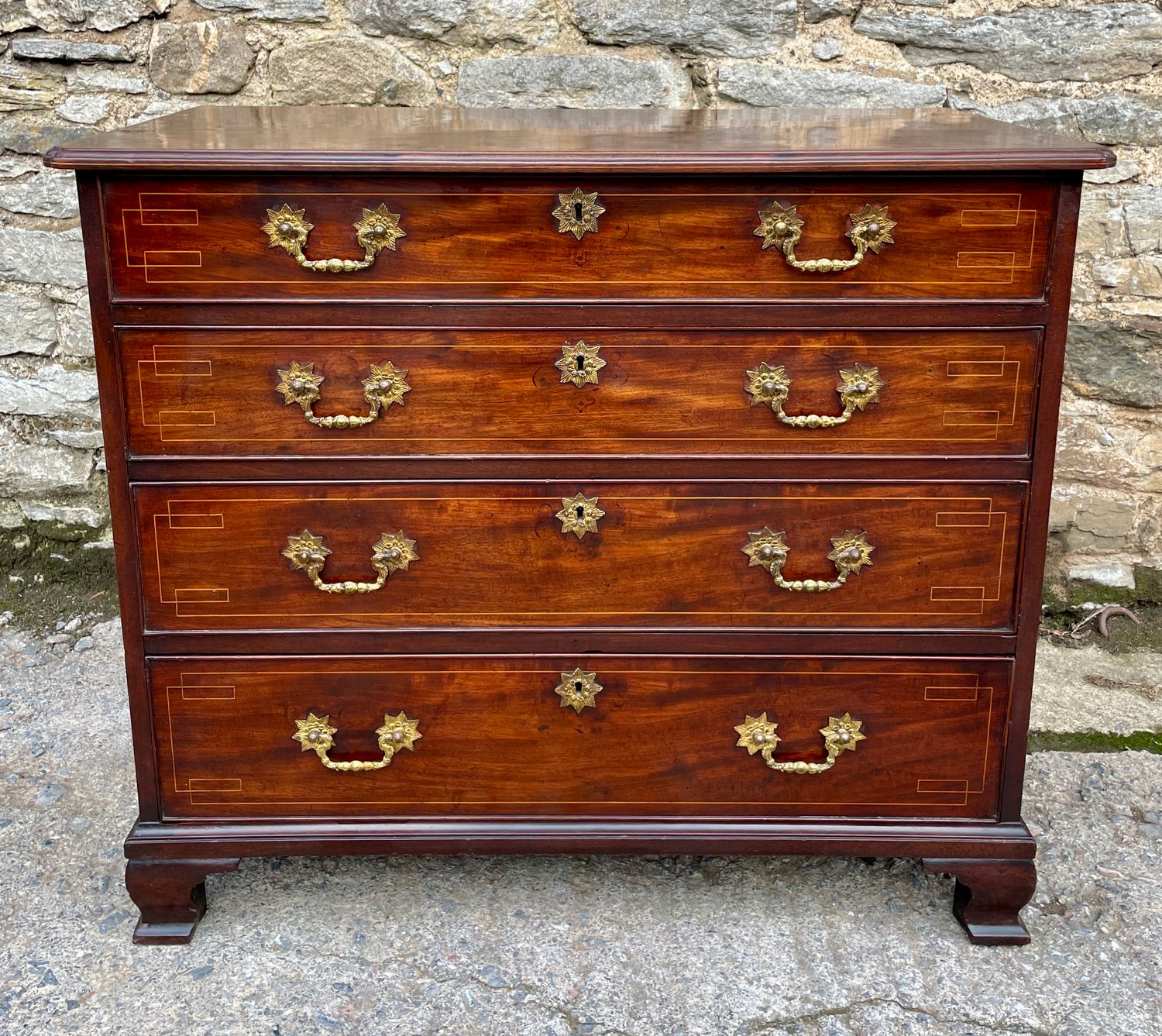 Small Georgian Mahogany Chest of Drawers