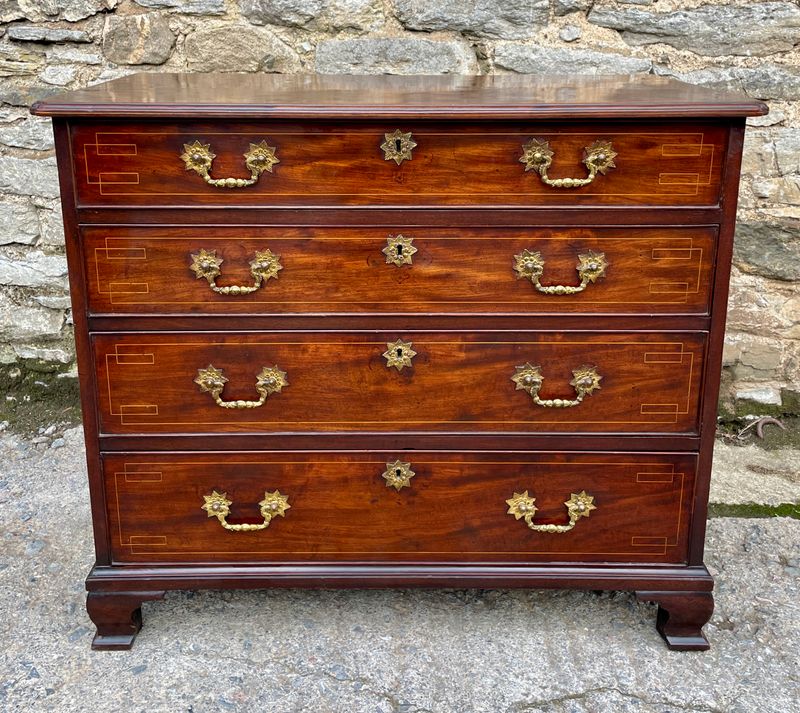 Small Georgian Mahogany Chest of Drawers