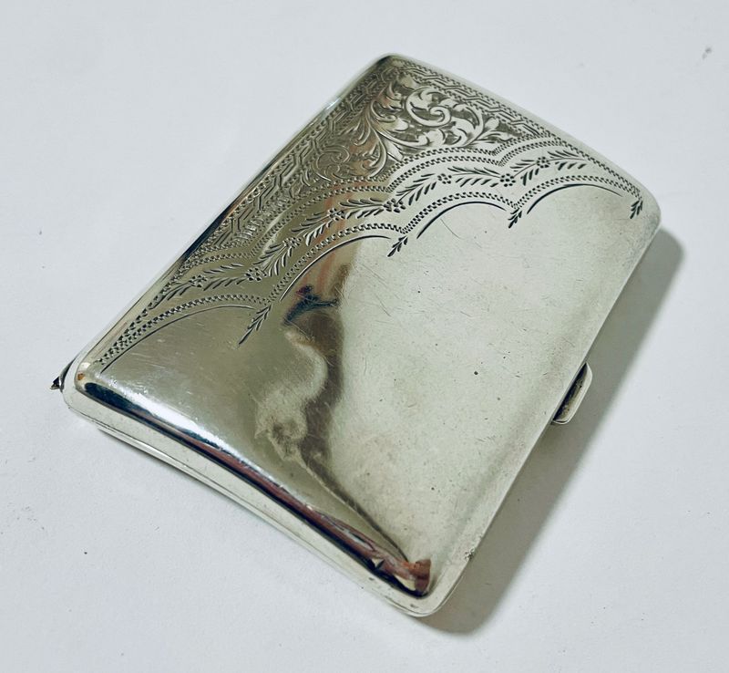Antique Silver Cigarette Case