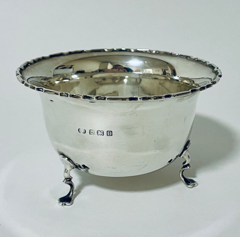 Antique Silver Sugar Bowl