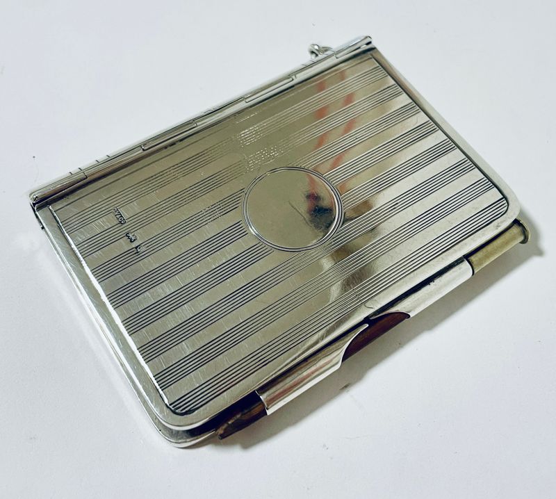 Antique Silver Notebook Chatelaine