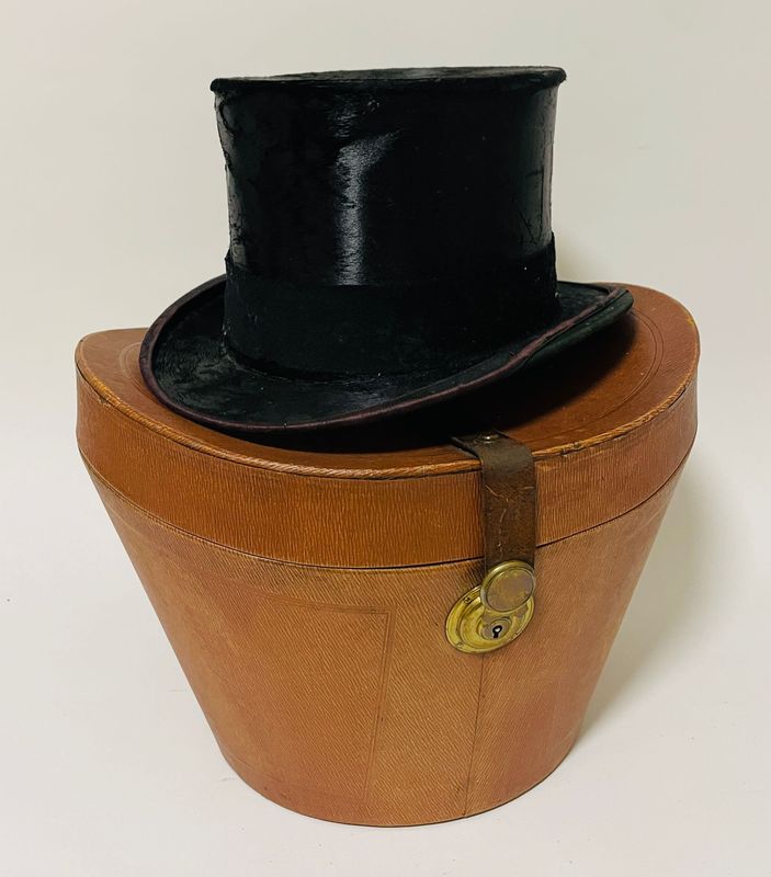 Antique Silk Top Hat in Box