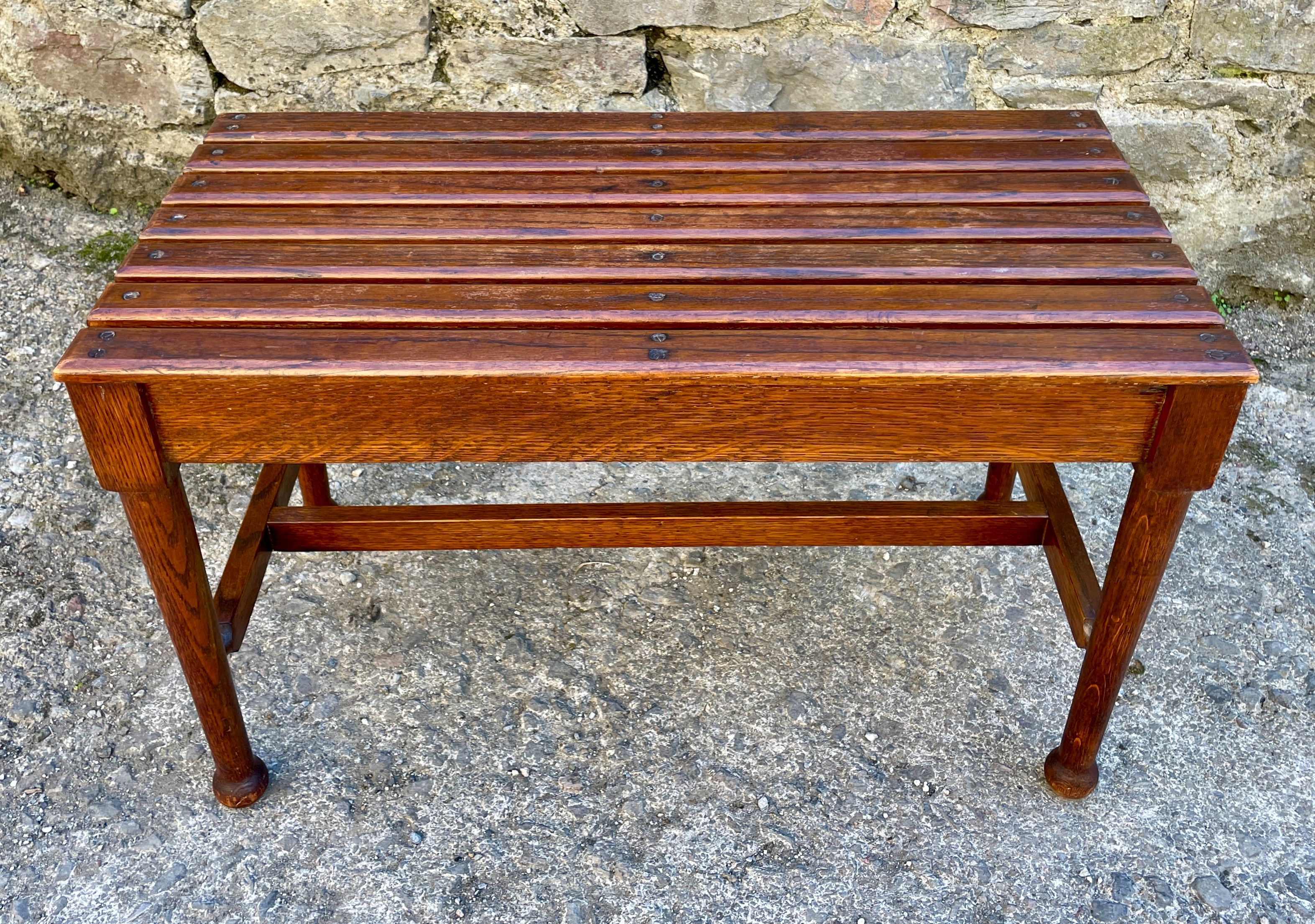 ​Antique Oak Luggage Rack