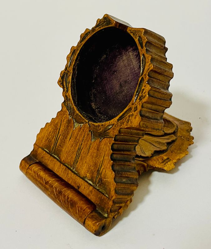 Antique Black Forest Pocket Watch Holder