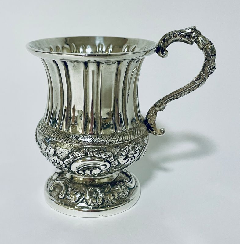 Georgian Silver Christening Cup