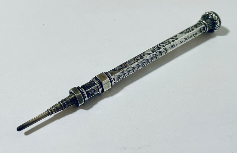 Victorian Silver Propelling Pencil