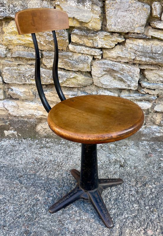 Original Singer Factory Machinist’s Chair