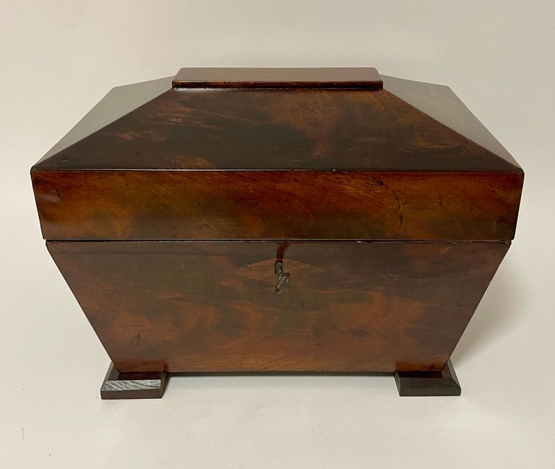 Antique Mahogany Caddy Box