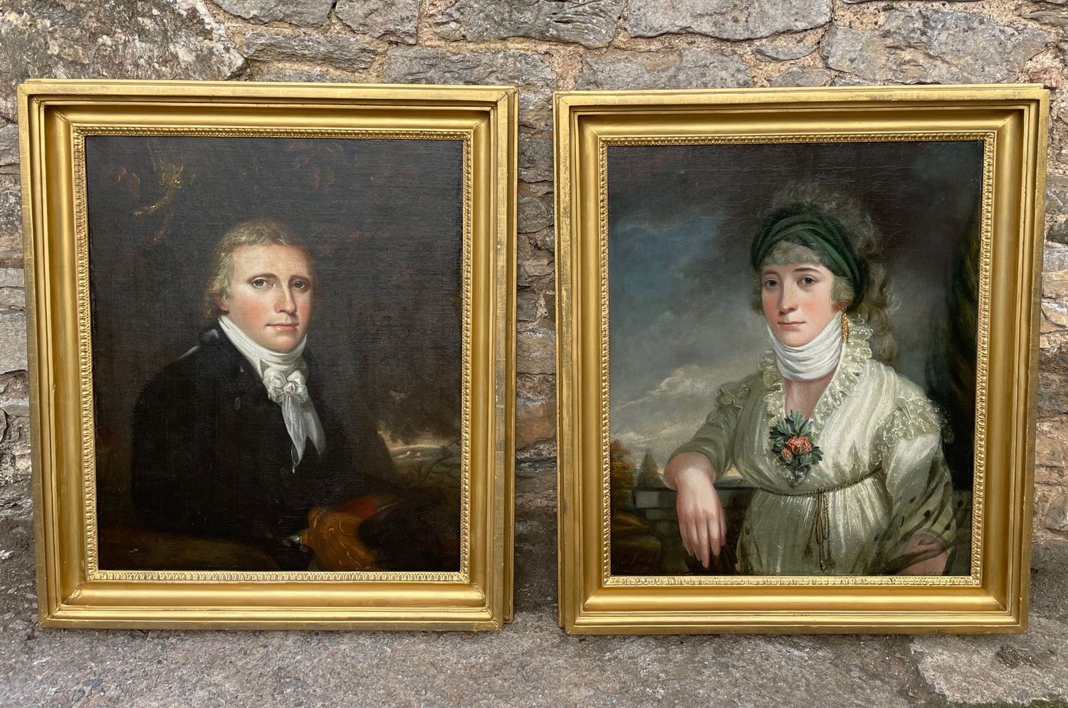 Pair of Victorian Portraits by George Smith