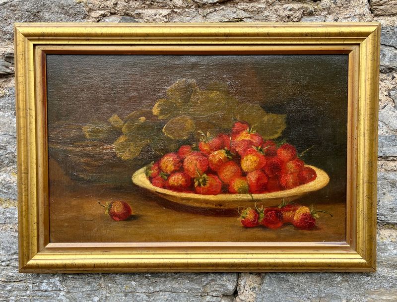 Still Life of Strawberries