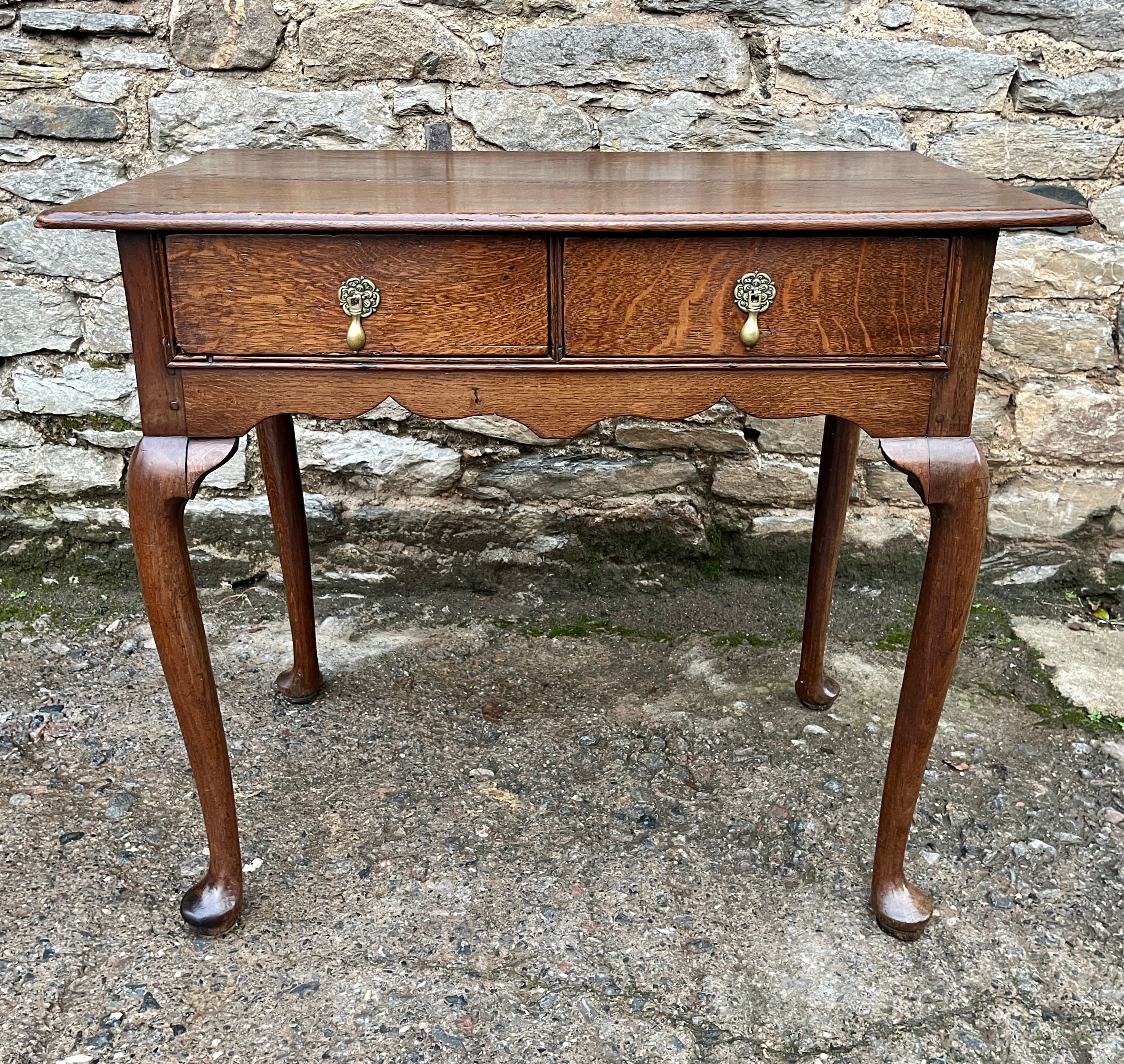 Georgian Oak Lowboy