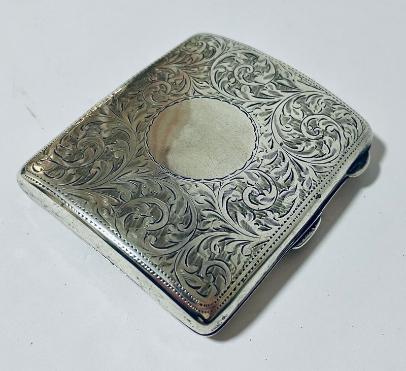 Antique Silver Cigarette Case