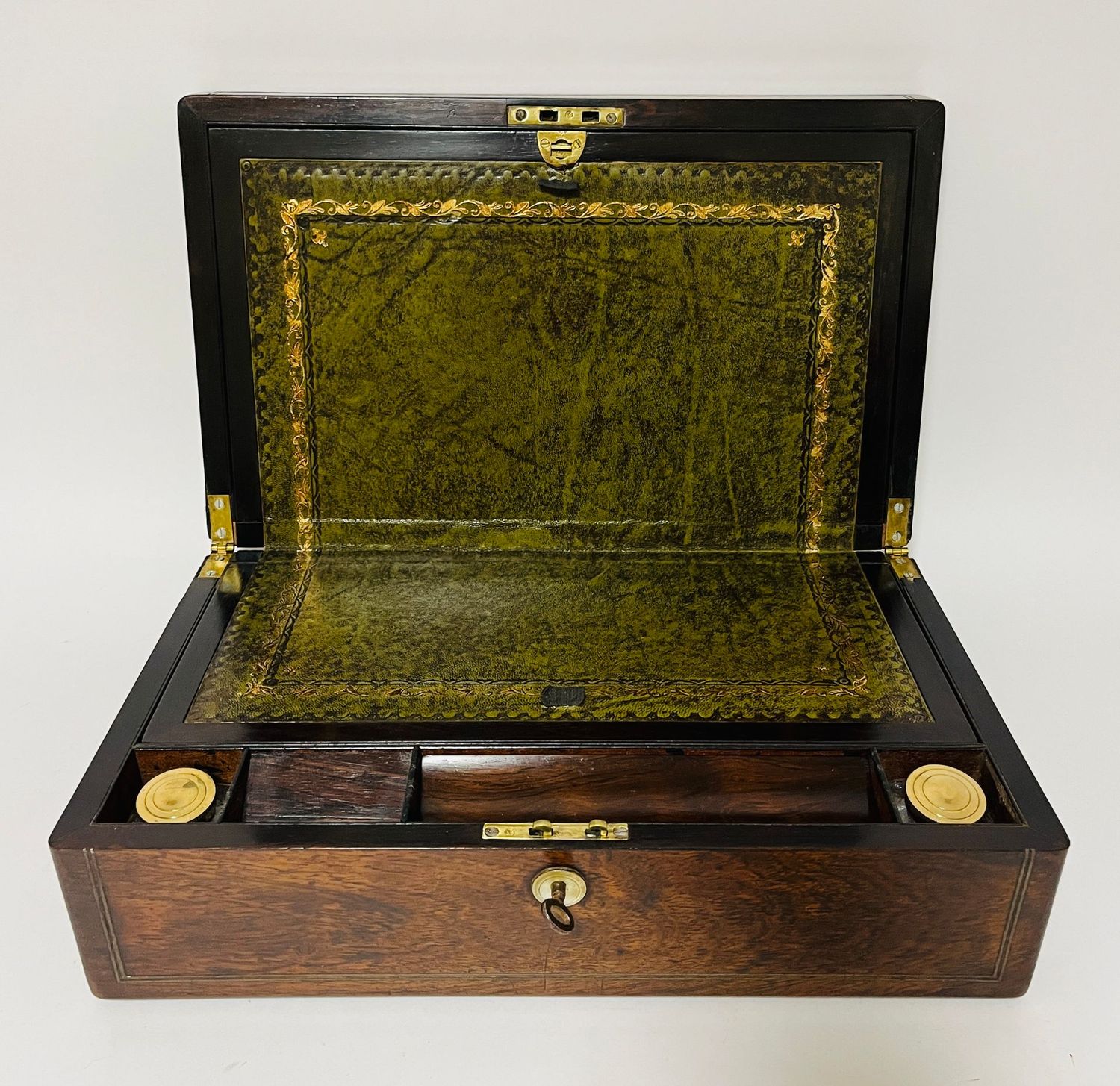 Victorian Rosewood Writing Slope with Secret Drawer