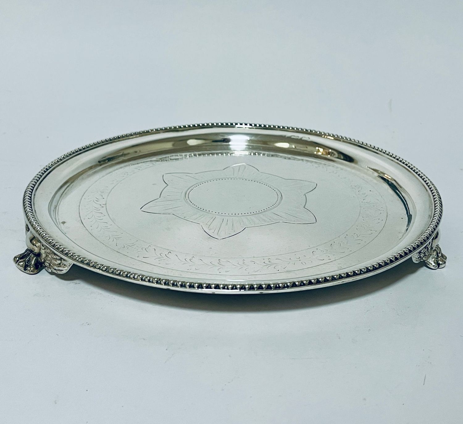 Victorian Silver Salver
