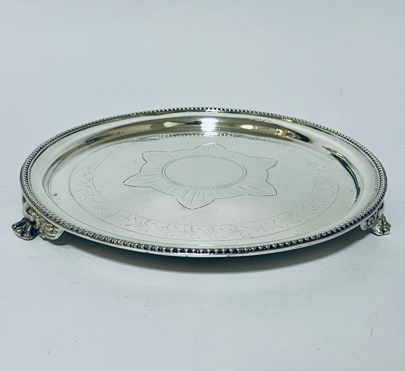Victorian Silver Salver