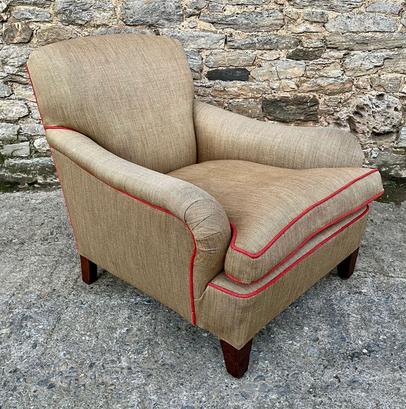 Antique Deep Seated Armchair