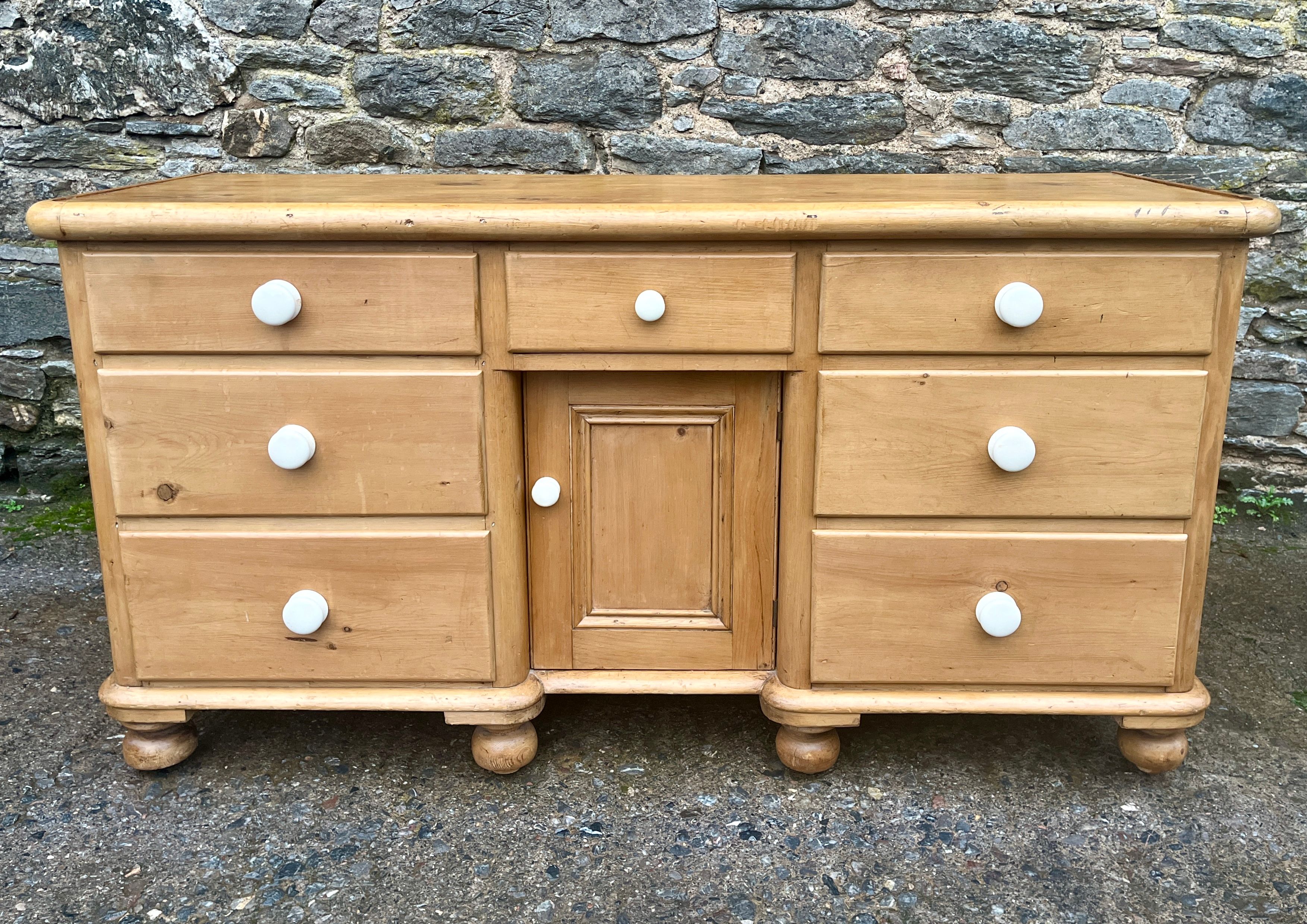 Victorian Pine Dresser Base