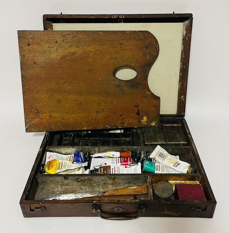 Victorian Mahogany Artist's Box