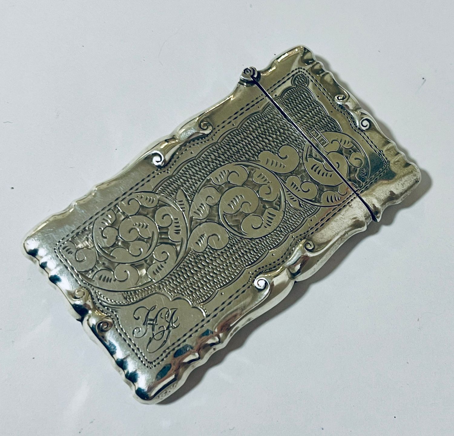 Antique Silver Card Case