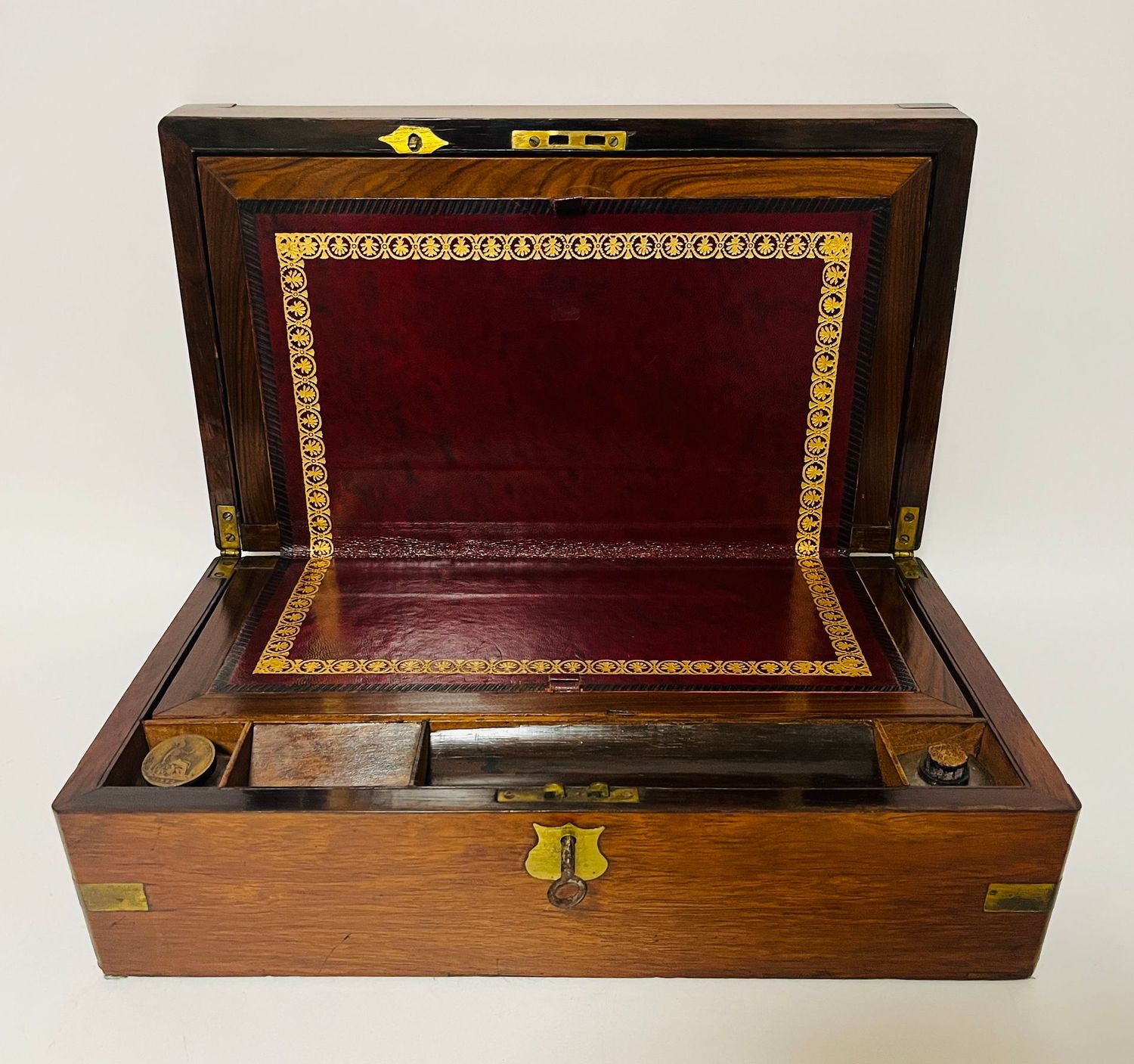 Victorian Rosewood Writing Slope