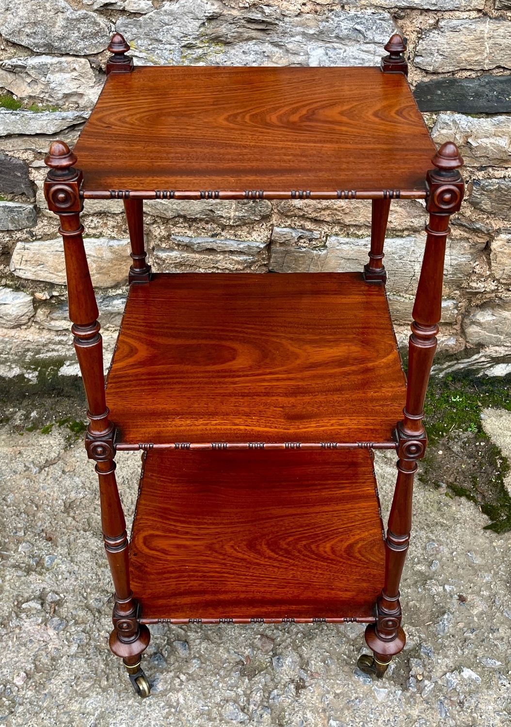Small Regency Mahogany Whatnot