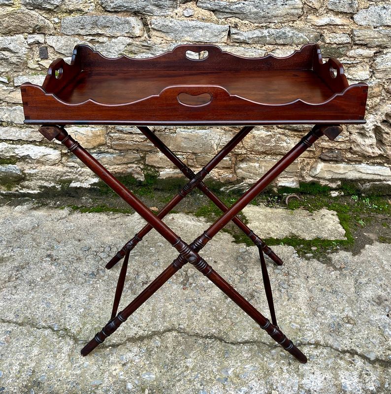 ​Georgian Mahogany Folding Butler’s Tray
