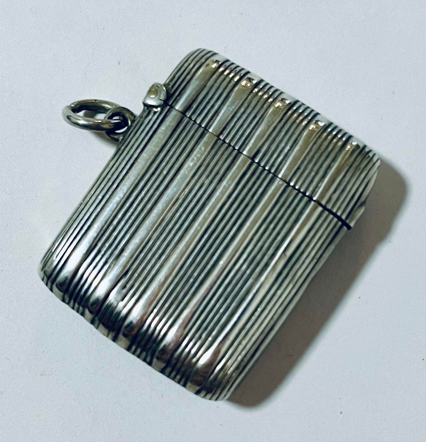 Victorian Silver Vesta Case Victorian Silver Vesta Case