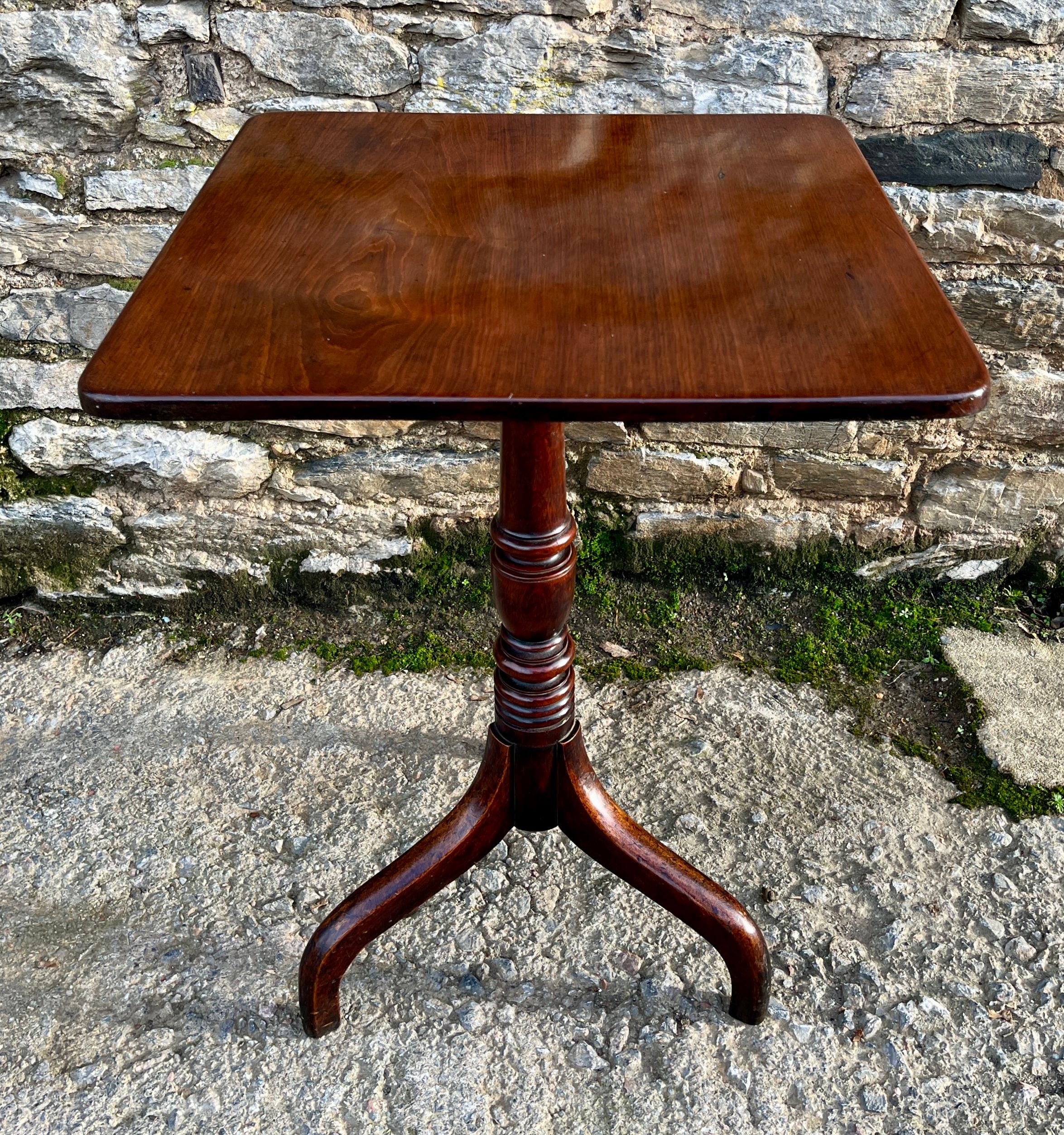 Regency Mahogany Tilt Top Wine Table