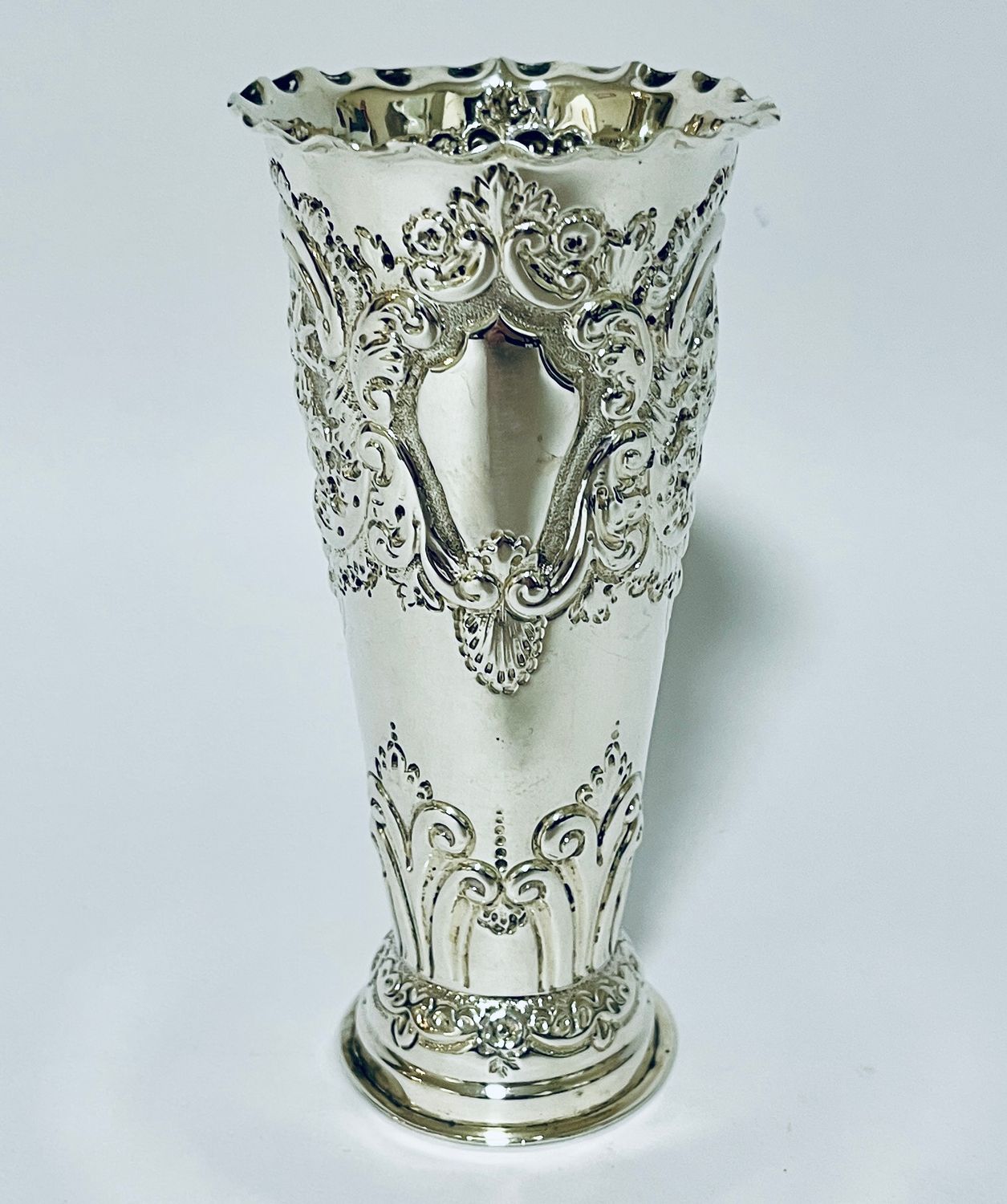 Victorian Silver Vase