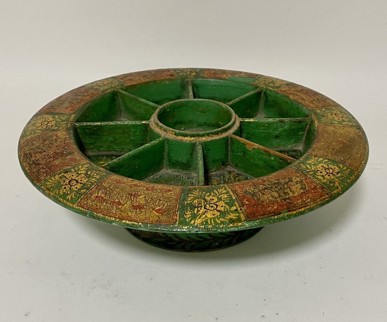 Antique Pope Joan Wheel Antique Pope Joan Wheel