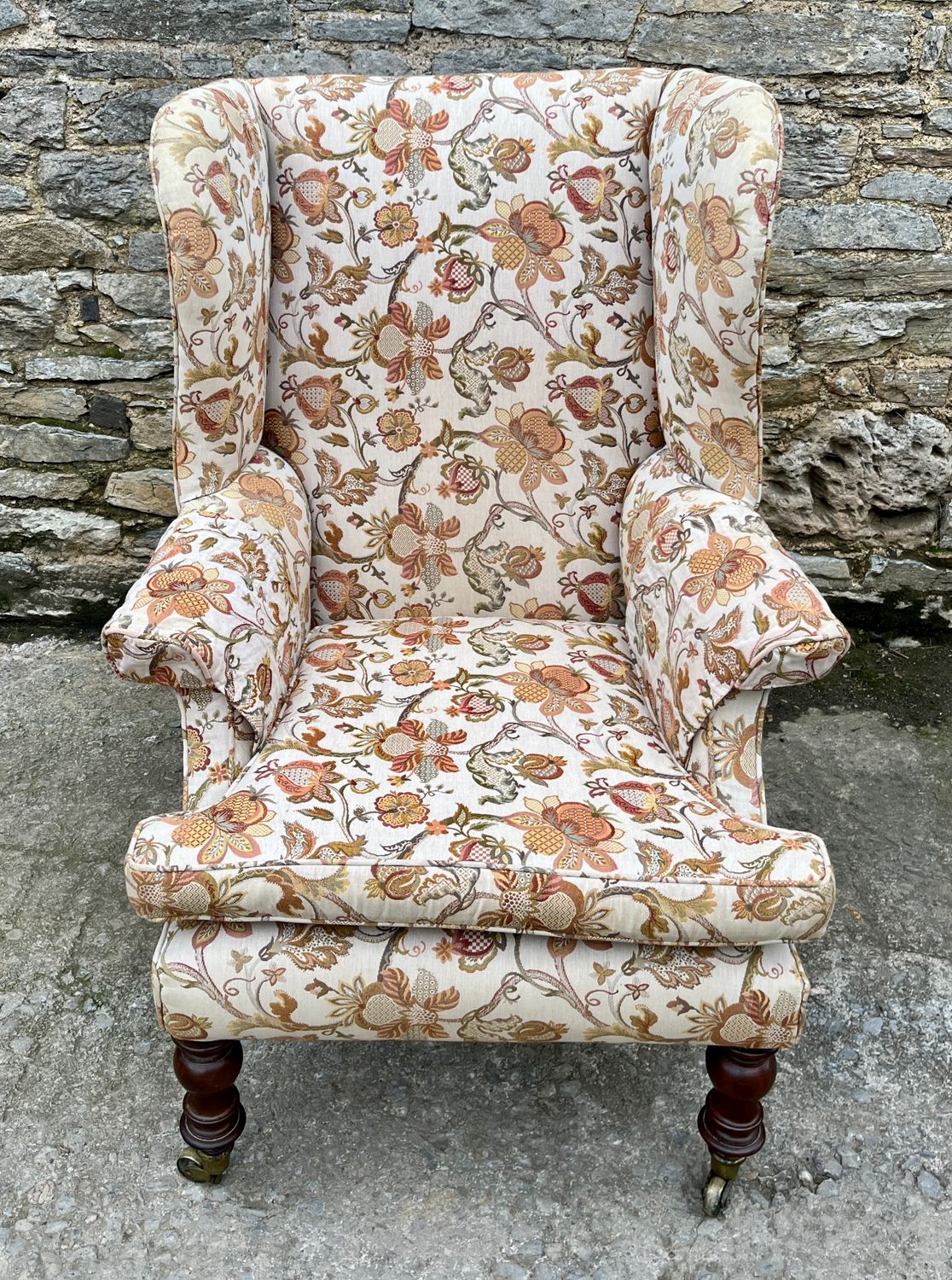 Victorian Wing Armchair