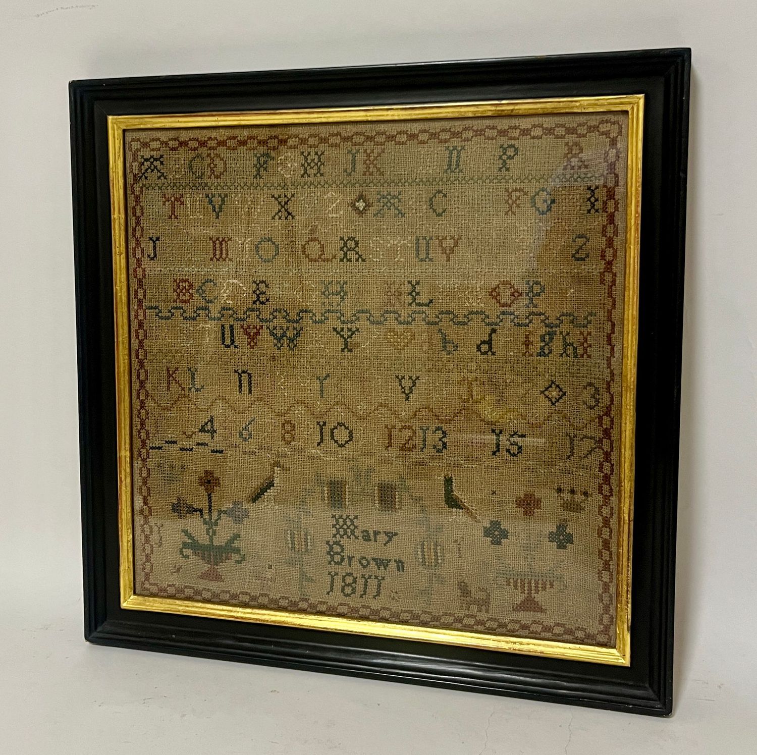 Georgian Needlework Sampler Georgian Needlework Sampler