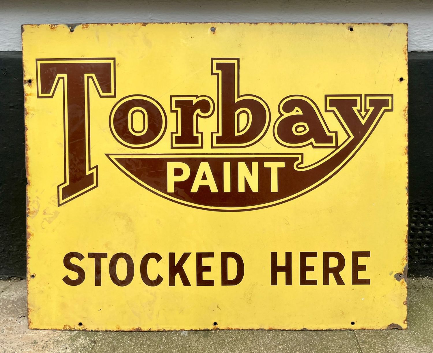 Torbay Paint Enamel Sign Torbay Paint Enamel Sign