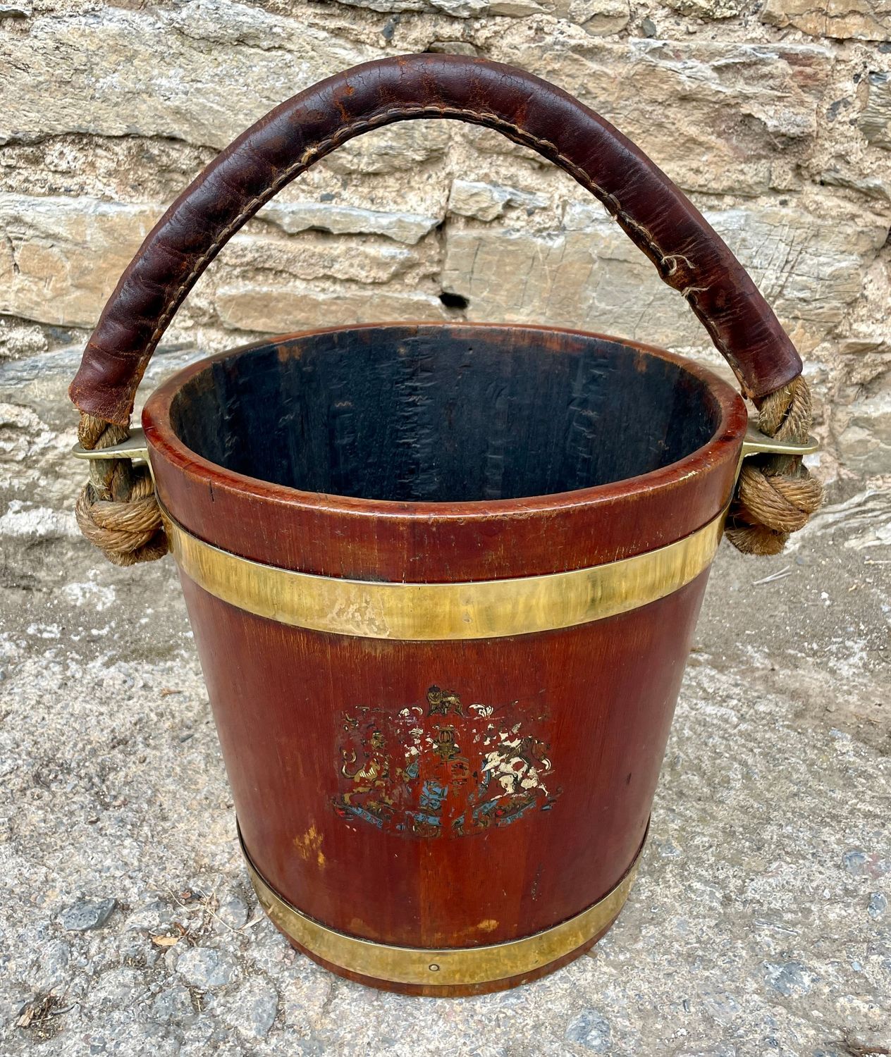 Victorian Naval Fire Bucket Victorian Naval Fire Bucket
