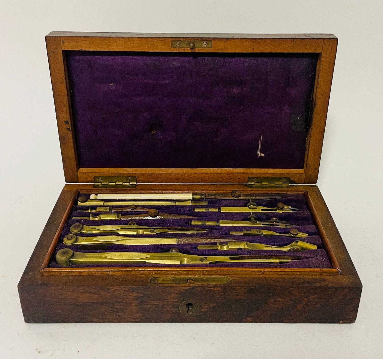 Antique Technical Drawing Set Antique Technical Drawing Set