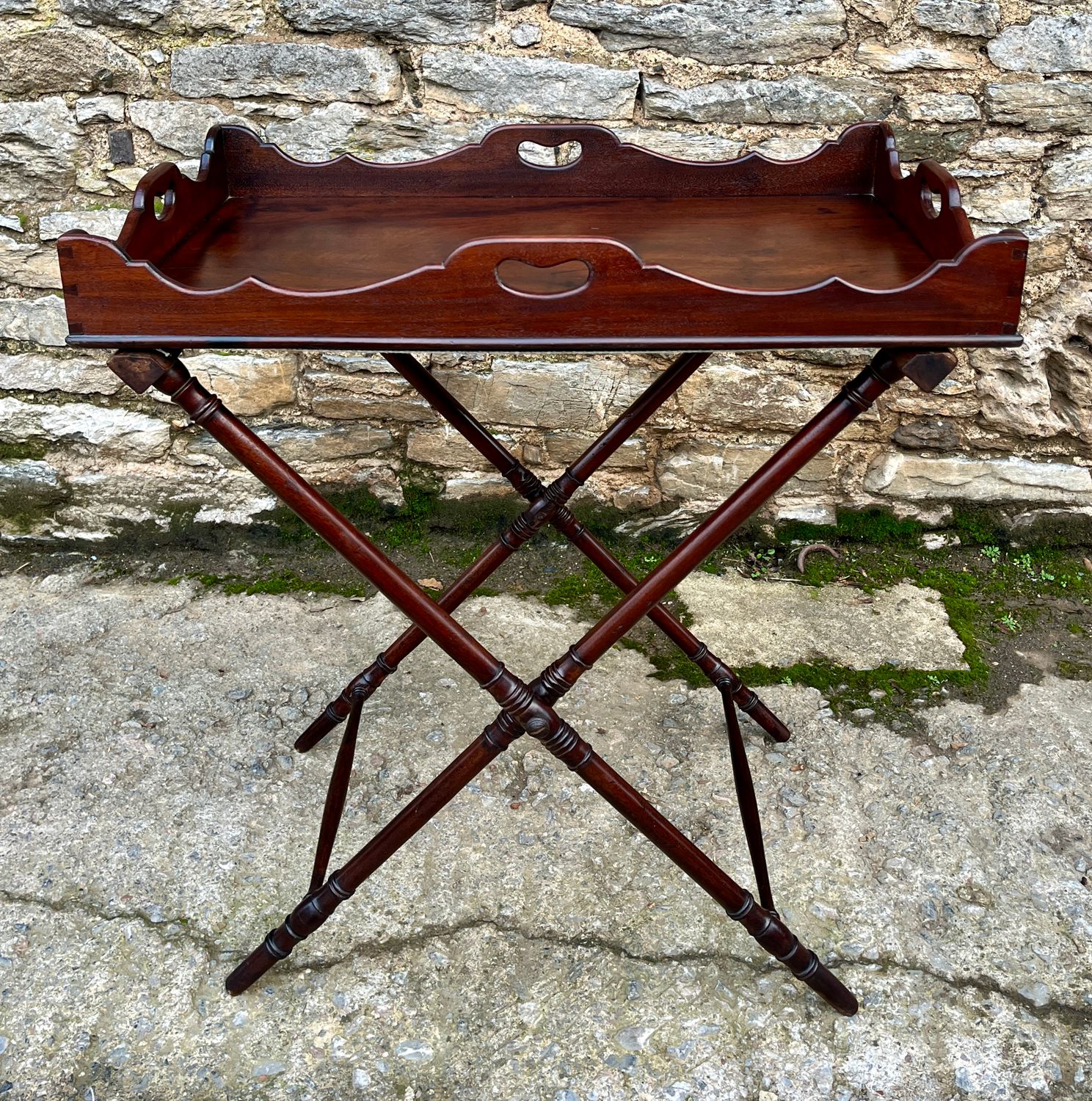 Georgian Mahogany Folding Butler’s Tray Georgian Mahogany Folding Butler’s Tray