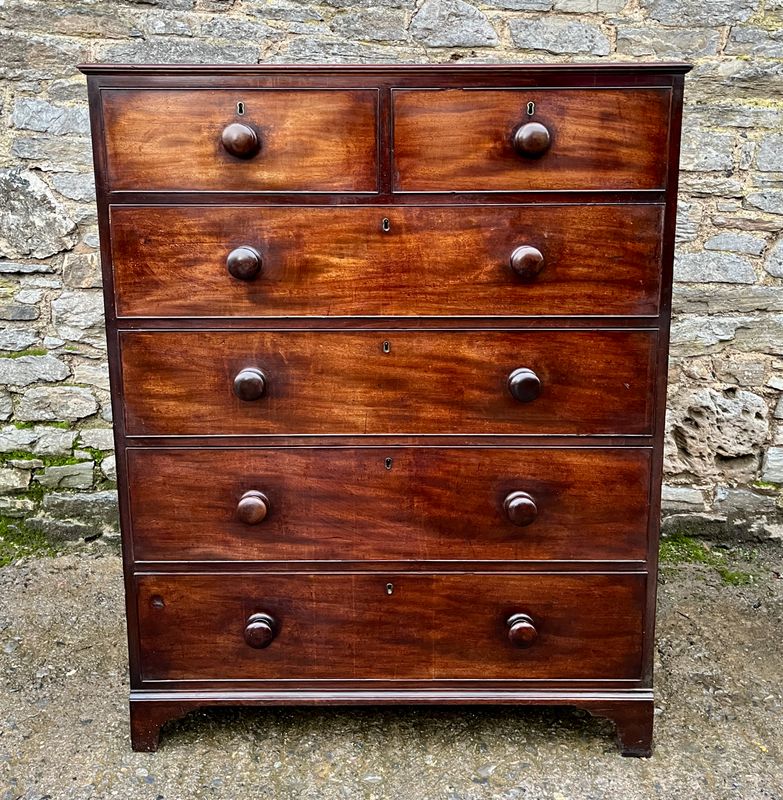 ​Large Victorian Mahogany Chest of Drawers