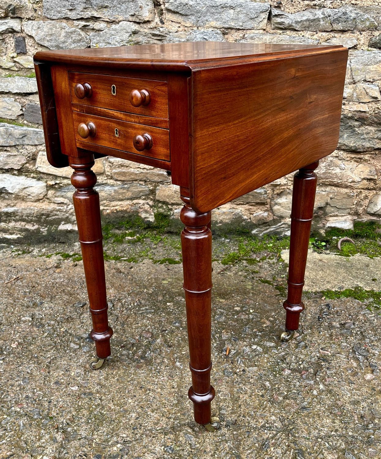 ​Victorian Mahogany Drop Flap Work Table