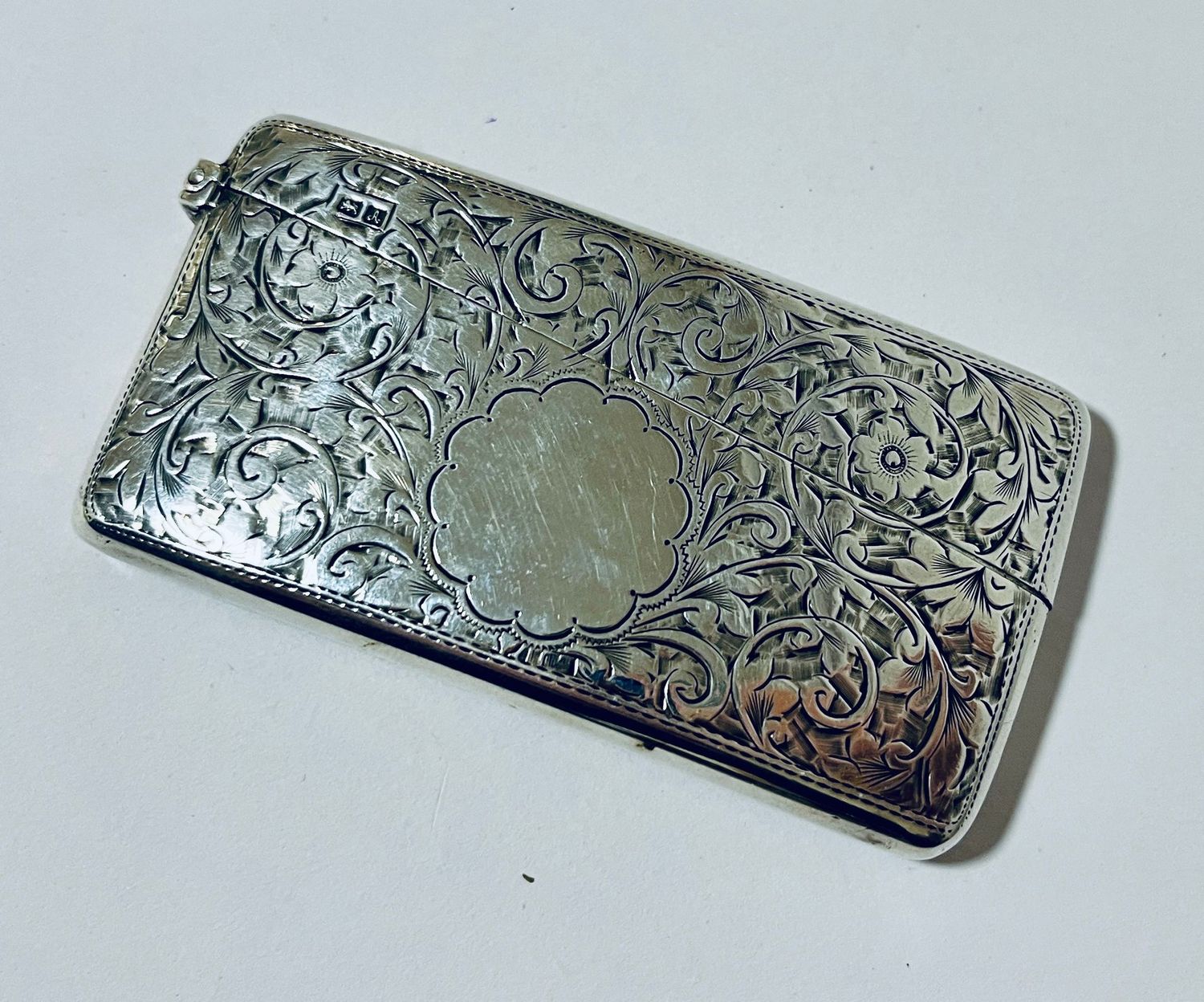 Victorian Silver Card Case