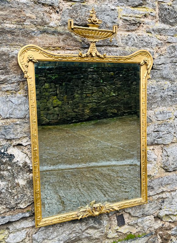 Antique Giltwood Mirror