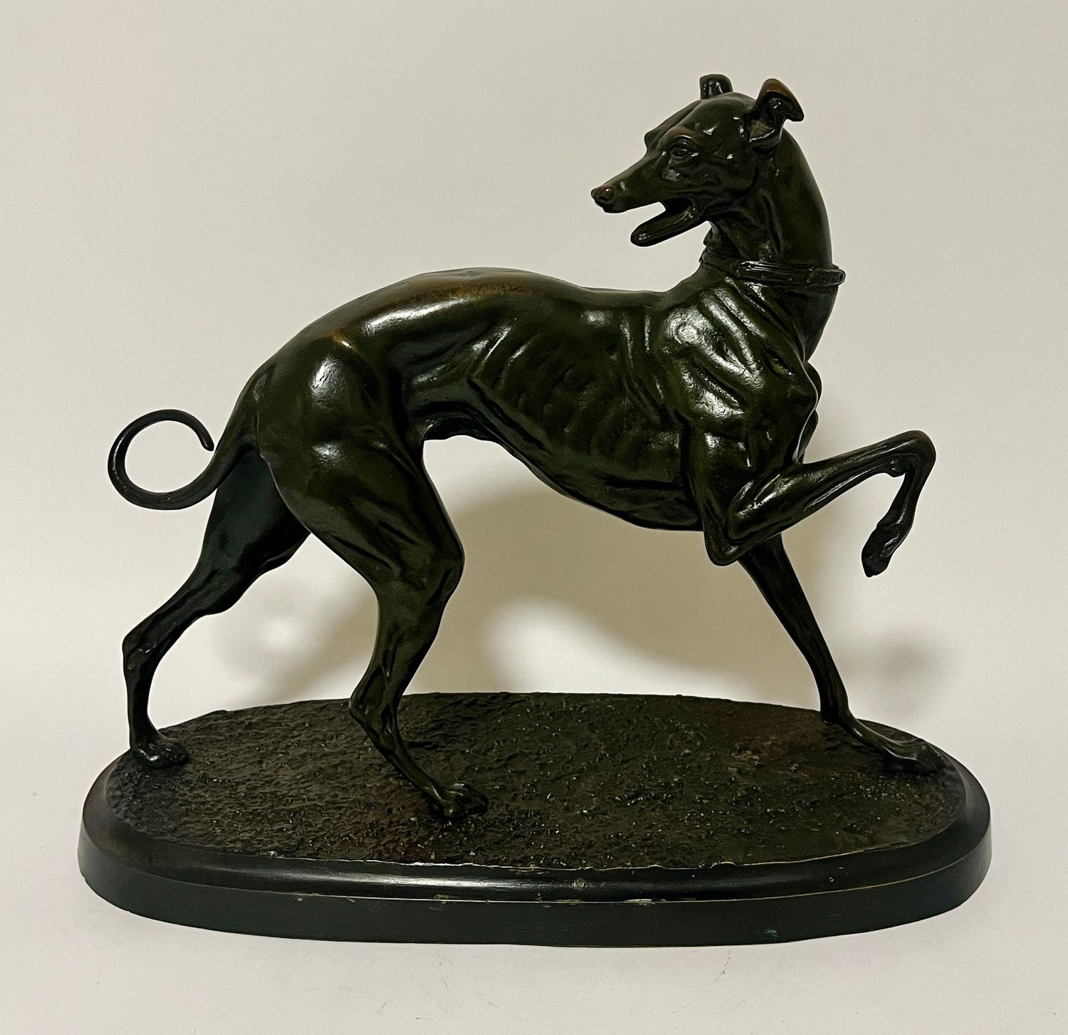 Bronze Study of a Greyhound after Christophe Fratin