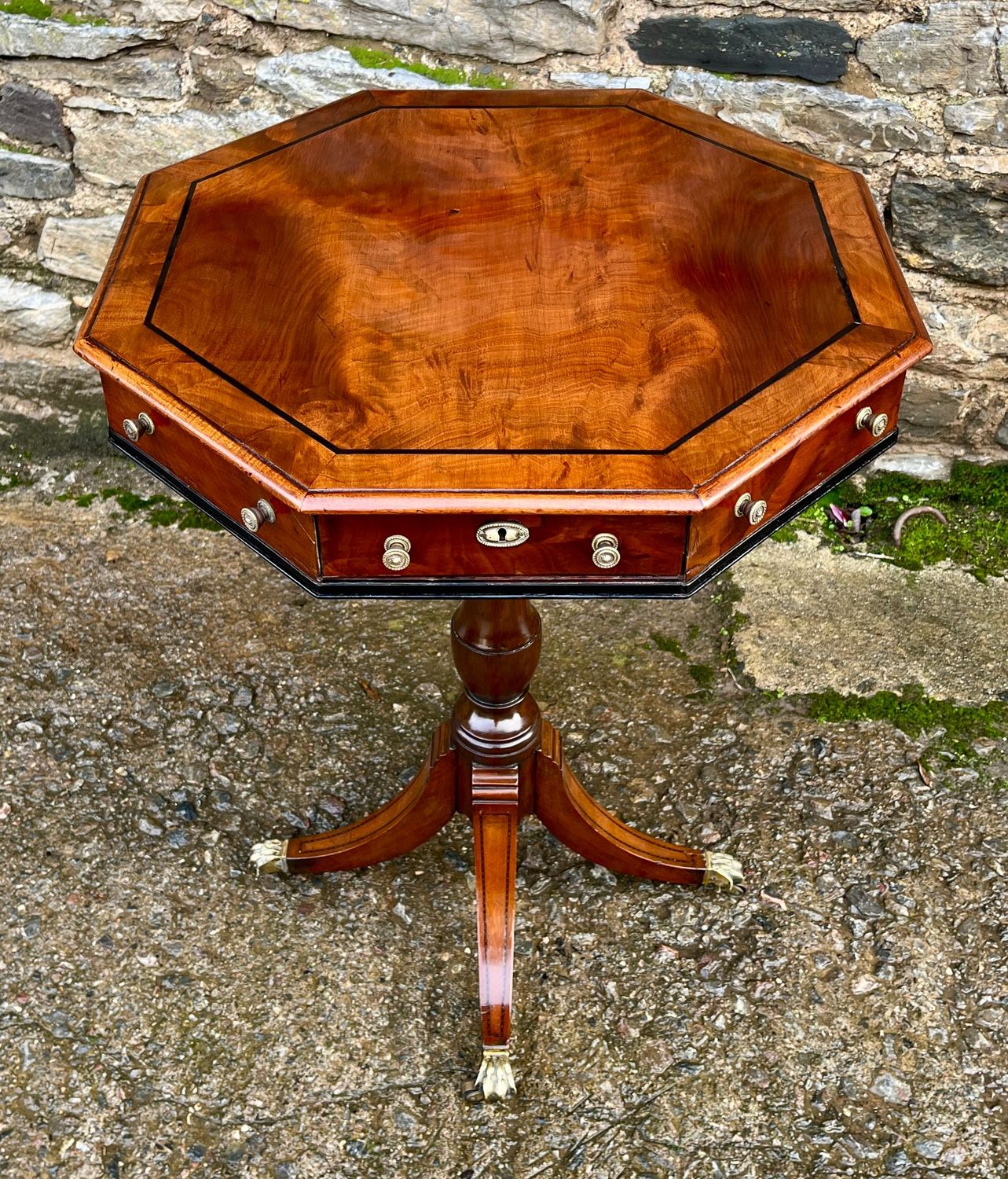 Regency Mahogany Octagonal Occasional Table